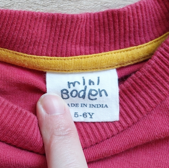 2011 vguc Mini Boden eagle tee 5-6 years - Picture 6 of 13